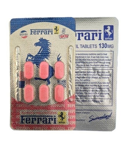 Ferrari Viagra 130 mg Sildenafil 6 Tablet