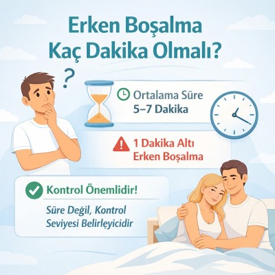Erken Boşalma Kaç Dakika Olmalı